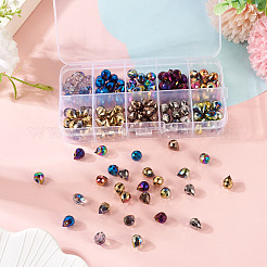 150Pcs 10 Colors Electroplate Glass Beads&nbsp;EGLA-TA0013-02
