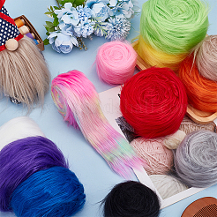 12Pcs 12 Colors Artificial Wool Costume Accessories&nbsp;DIY-FG0007-53