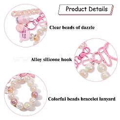 Beaded Key Ring Bracelet for Women&nbsp;JX425A