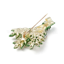 Rhinestone Wheat Brooch Pin&nbsp;JEWB-C003-01