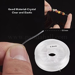 Round Japanese Elastic Crystal String&nbsp;X-EW-G008-01-0.8mm