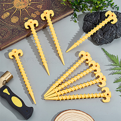 32Pcs Plastic Camping & Awning Tent Pegs Nails for Outdoor&nbsp;AJEW-GO0004-32B