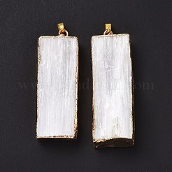 Natural Selenite Big Pendants&nbsp;G-P496-06
