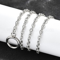 Non-Tarnish 304 Stainless Steel Cable Chain Necklaces&nbsp;X-NJEW-JN01471