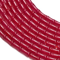 Lab Grown Red Corundum Beads Strands&nbsp;GG-CBAC488-03A
