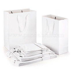 15Pcs 3 Sizes Rectangle Paper Gift Storage Tote Bags with Handle&nbsp;ABAG-TA0001-73A
