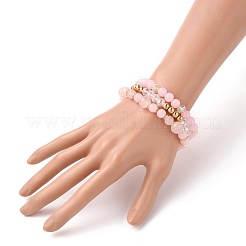 Multi-layered Stretch Beaded Bracelets Sets&nbsp;BJEW-JB05755-02
