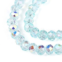 Transparent Glass Beads Strands&nbsp;EGLA-N016-3mm-01