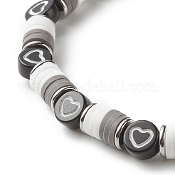 Handmade Polymer Clay Beaded Stretch Bracelets&nbsp;BJEW-JB07770