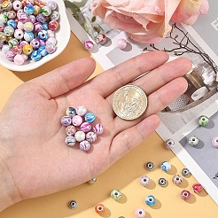 DIY Acrylic Beads Stretch Bracelets Making Kits&nbsp;DIY-YW0011-72
