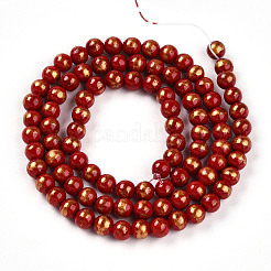 Natural Mashan Jade Beads Strands&nbsp;G-A255-A01-04A