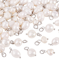 Natural Cultured Freshwater Pearl Pendants&nbsp;PALLOY-CW00004