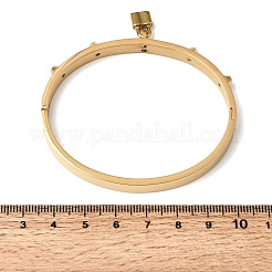 304 Stainless Steel Charm Bangles&nbsp;BJEW-H644-12G