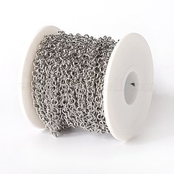 Tarnish Resistant 304 Stainless Steel Rolo Chains&nbsp;CHS-E016-02A-P
