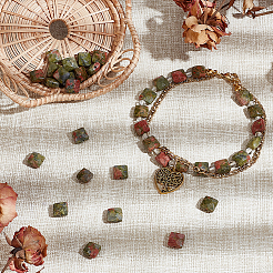 2 Strands Natural Unakite Beads Strands&nbsp;G-GA0001-83