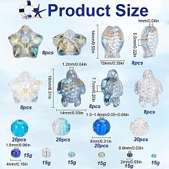 Mixed Styles Glass Beads&nbsp;GLAA-SC0002-21D