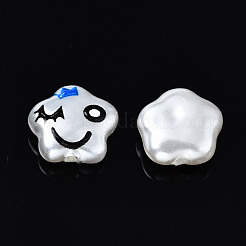 3D Printed ABS Plastic Imitation Pearl Beads&nbsp;KY-S168-008A
