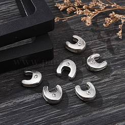 Letter Slider Beads for Watch Band Bracelet Making&nbsp;ALRI-O012-U-NR