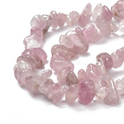 Natural Madagascar Rose Quartz Beads Strands&nbsp;X-G-O187-01
