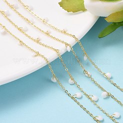 3.28 Feet Handmade Glass Beaded Chains&nbsp;X-CHC-O004-14