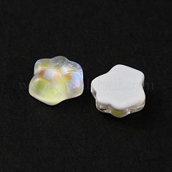 Paw Print Resin Cabochons&nbsp;MRMJ-WH0012-35E