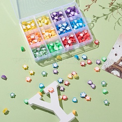 240Pcs 12 Style Handmade Polymer Clay Beads&nbsp;CLAY-YW0001-29