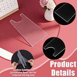 4Pcs Transparent Acrylic Wall Pads&nbsp;DIY-BC0018-04