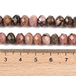 Natural Rhodonite Beads Strands&nbsp;G-C259-A25-5x8mm