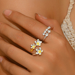 Alloy Cuff Open Rings Set&nbsp;WGB0F12-01