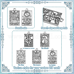 50Pcs 5 Style Zinc Alloy Pendants&nbsp;FIND-DC0001-45