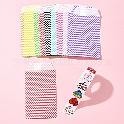 45Pcs 9 Colors White Kraft Paper Bags&nbsp;CARB-FS0001-02