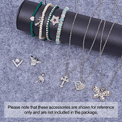 Alloy Rhinestone Pendants&nbsp;RB-TA0001-04