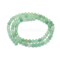 Natural Green Aventurine Beads Strands&nbsp;X-G-E411-37-4mm
