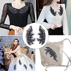 3D Computerized Embroidery Polyester Iron on/Sew on Patches&nbsp;DIY-WH0043-86