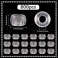 800Pcs Transparent Plastic Beads&nbsp;KY-SP0001-52B
