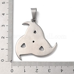 304 Stainless Steel Pendants&nbsp;STAS-D014-13AS