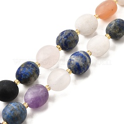 Natural Mixed Gemstone Beads Strands&nbsp;G-H312-A01-B02