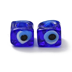 Handmade Evil Eye Lampwork European Beads&nbsp;LAMP-G143-06E