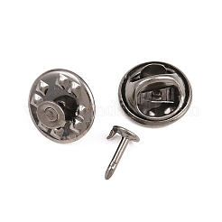 50Pcs Iron Butterfly Clutches Pin Backs&nbsp;IFIN-H066-02P