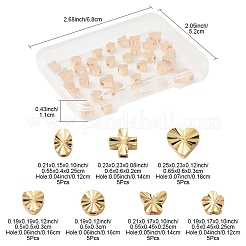 35Pcs 7 Styles Brass Beads&nbsp;KK-FS0001-69