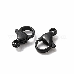 Spray Painted 304 Stainless Steel Lobster Claw Clasps&nbsp;STAS-R120-01C-02