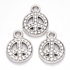 Tibetan Style Alloy Pendants&nbsp;TIBEP-S319-079AS-RS