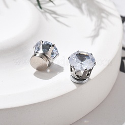 Cubic Zirconia Clip-on Earrings&nbsp;EJEW-L100-01P-07-01