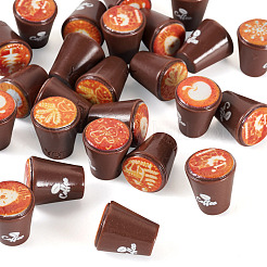 25Pcs Resin Coffee Model Ornaments&nbsp;AJEW-TA0002-78