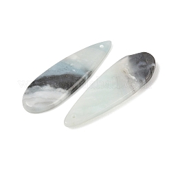 Natural Flower Amazonite Pendants&nbsp;G-K381-15C