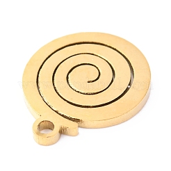 304 Stainless Steel Charms&nbsp;STAS-O142-10G
