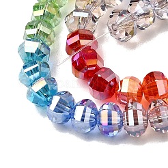 Electroplate Glass Beads Strands&nbsp;EGLA-G039-09B-02