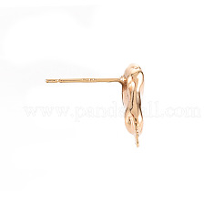Brass Earring Findings&nbsp;LS-X-KK-S356-442-NF