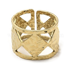 304 Stainless Steel Open Cuff Rings&nbsp;RJEW-Z018-34G
