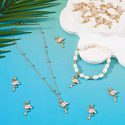 20Pcs Alloy Enamel Pendants&nbsp;ENAM-SW0002-06A